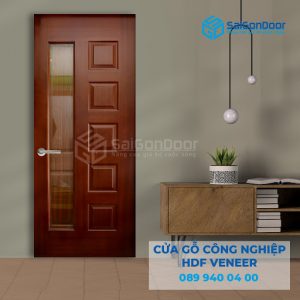Cửa gỗ công nghiệp HDF là gì? Cấu tạo và ứng dụng cửa gỗ HDF